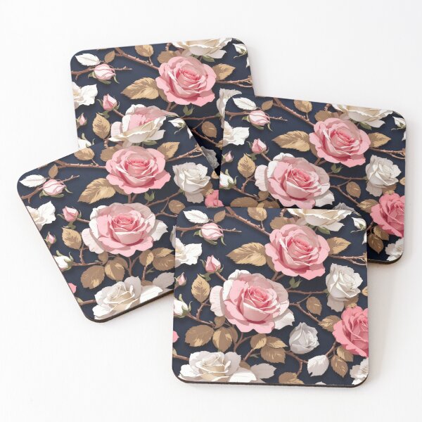 Item preview, Pink and White Rose Bush designed and sold by GWEverything.