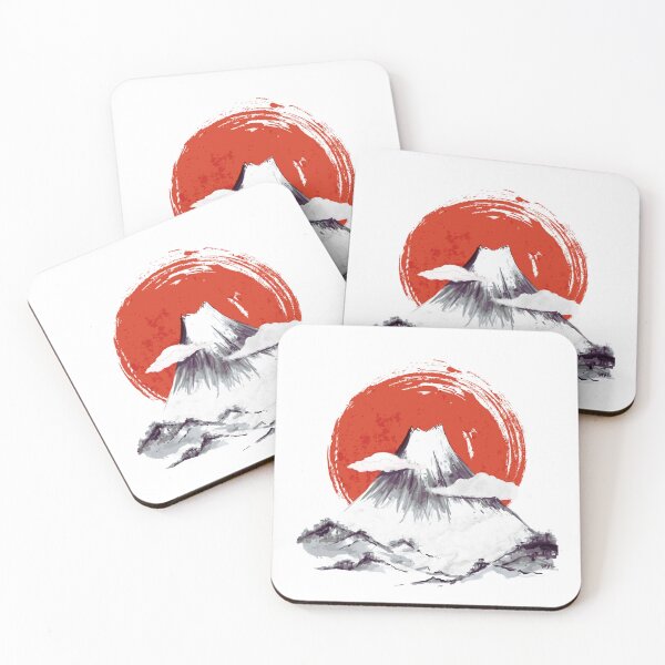 Item preview, Japanese Sunrise Behind Mount Fuji designed and sold by Taurus-Fearless.