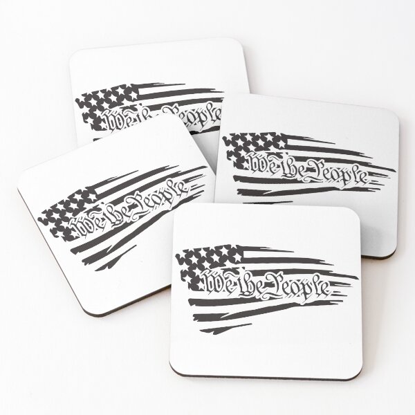 Item preview, Distressed waving flag we the people designed and sold by Rozgani.