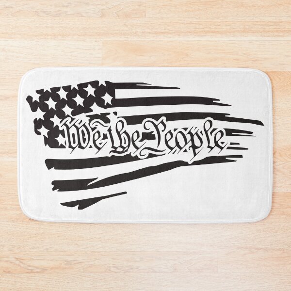 Item preview, Distressed waving flag we the people designed and sold by Rozgani.