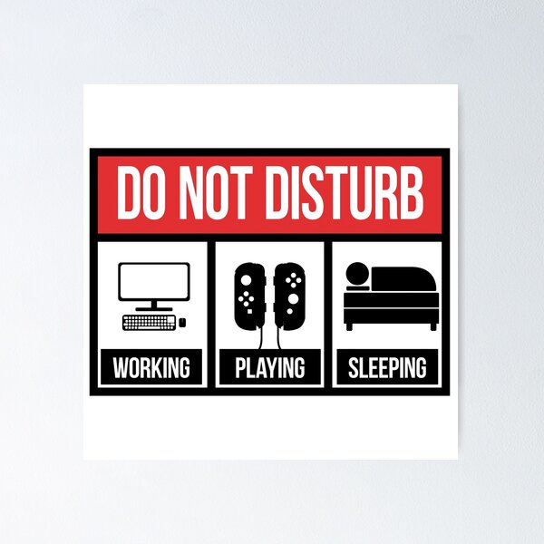 Item preview, Do not disturb NS designed and sold by ilustralima.