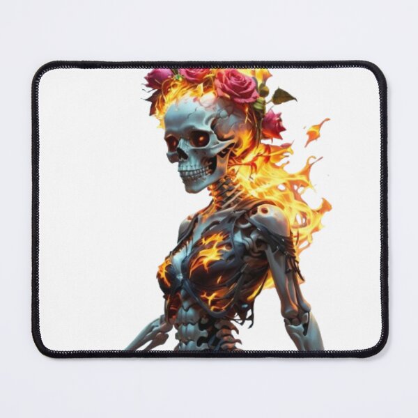 Item preview, burning skeleton designed and sold by etudesing.