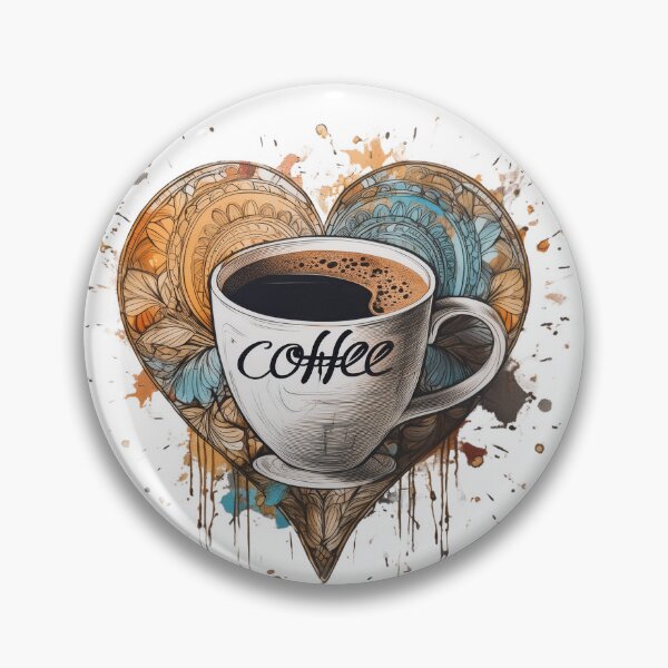 Item preview, Beautiful coffee cup inside a heart designed and sold by mutarid.