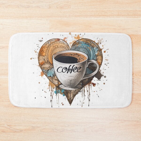 Item preview, Beautiful coffee cup inside a heart designed and sold by mutarid.