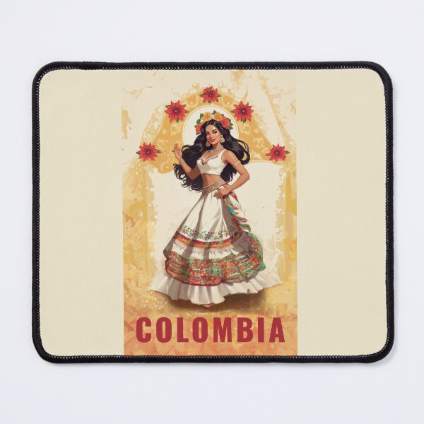 Item preview, Colombian pride design woman traditional dress designed and sold by La Loca.
