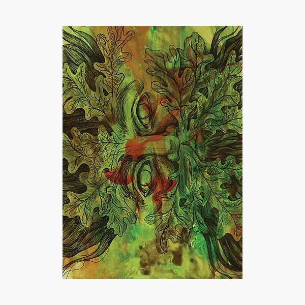 Item preview, Watercolour Green Man designed and sold by Luisa Illustrates.