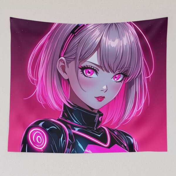 Item preview, Anime beauty in pink 2 designed and sold by AdultAnime.