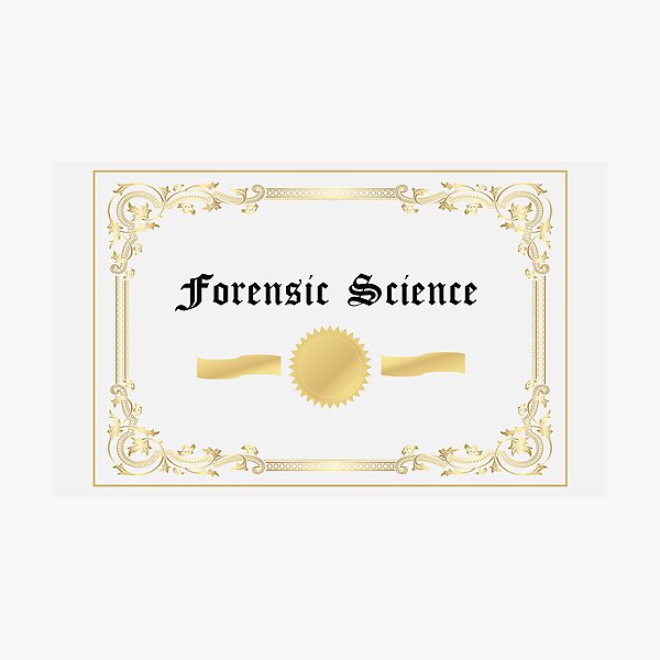 Item preview, Diploma: Forensic Science designed and sold by AMRansom.