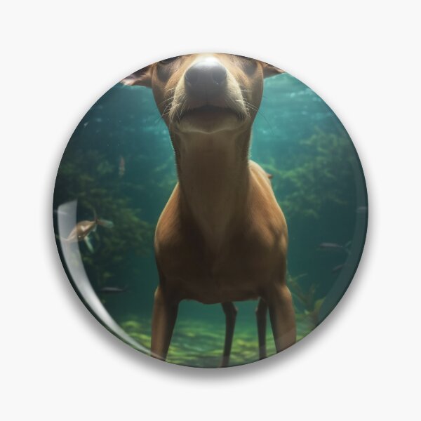 Item preview, Deer underwater in a dream world designed and sold by DeMuurdecoratie.