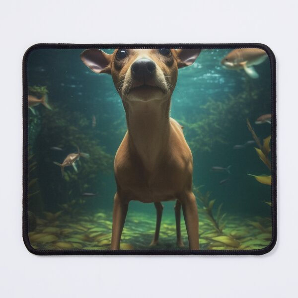 Item preview, Deer underwater in a dream world designed and sold by DeMuurdecoratie.