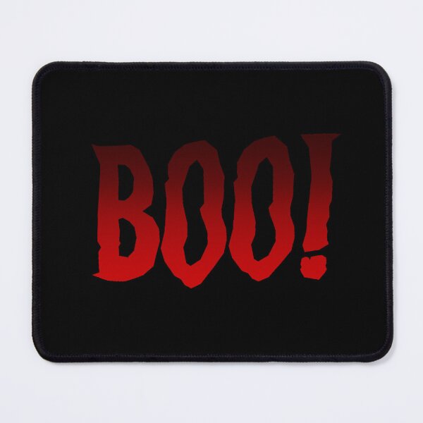 Item preview, Halloween Graphic Print of "BOO!" in Blood Red Gradient designed and sold by Feral Designs by Lauren Elisabeth.