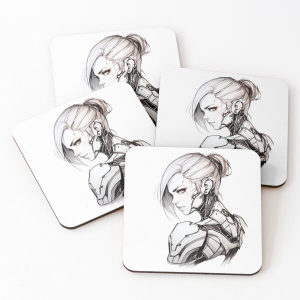 Item preview, Cyborg Girl designed and sold by ArtCraftLab.