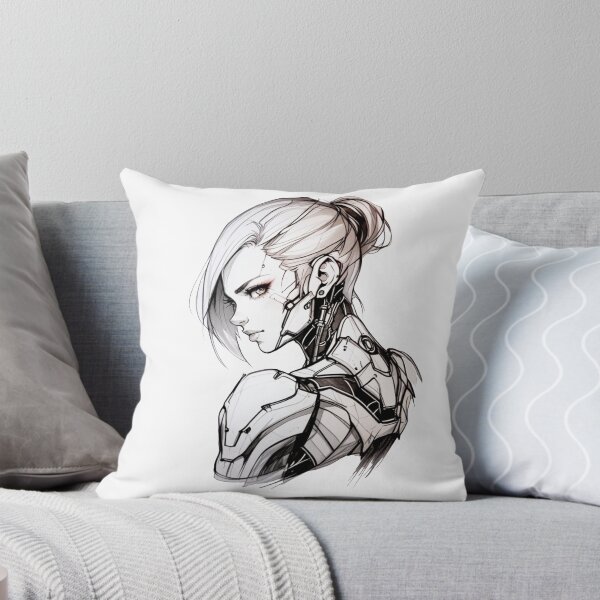 Aperçu de l'œuvre Cyborg Girl créée et vendue par ArtCraftLab.