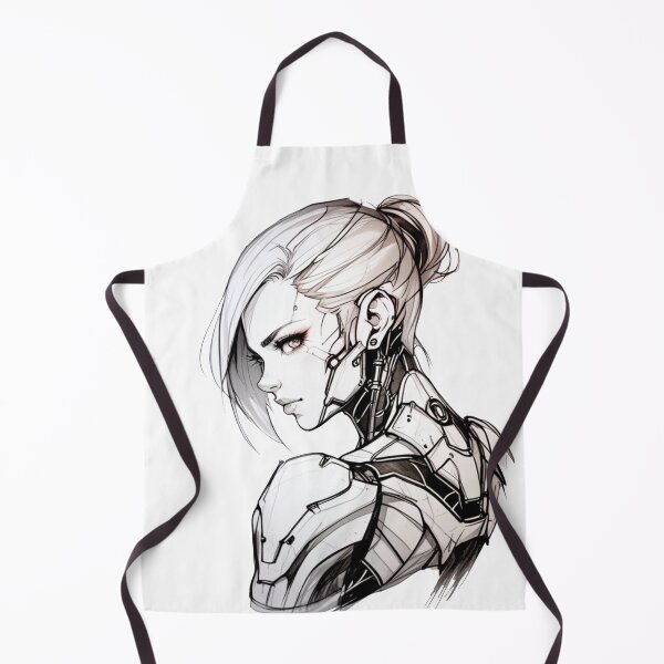 Item preview, Cyborg Girl designed and sold by ArtCraftLab.