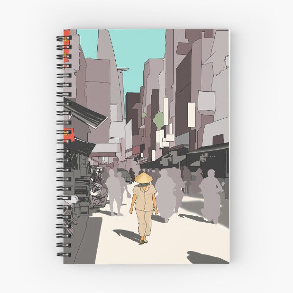 Item preview, Ho Chi Minh City Saigon Vietnam Travel Print designed and sold by Ginzalluna.