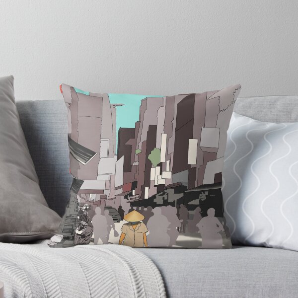 Item preview, Ho Chi Minh City Saigon Vietnam Travel Print designed and sold by Ginzalluna.