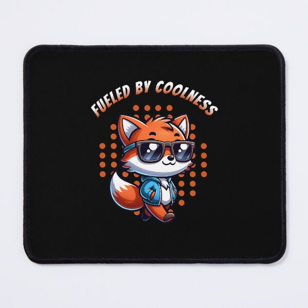 Item preview, Fueled by coolness - cool fox designed and sold by SekoOne.