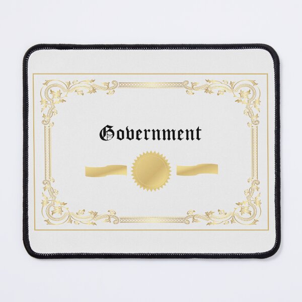 Item preview, Diploma: Government designed and sold by AMRansom.