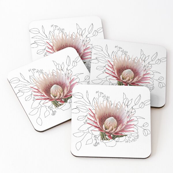 Item preview, Protea flower lovers designed and sold by Yeyishop.