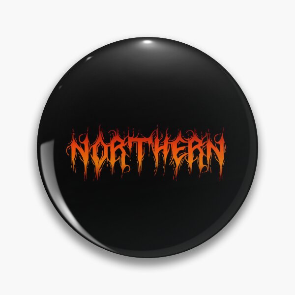 Item preview, Northern - Heavy Metal Fire designed and sold by Bad Zombie .