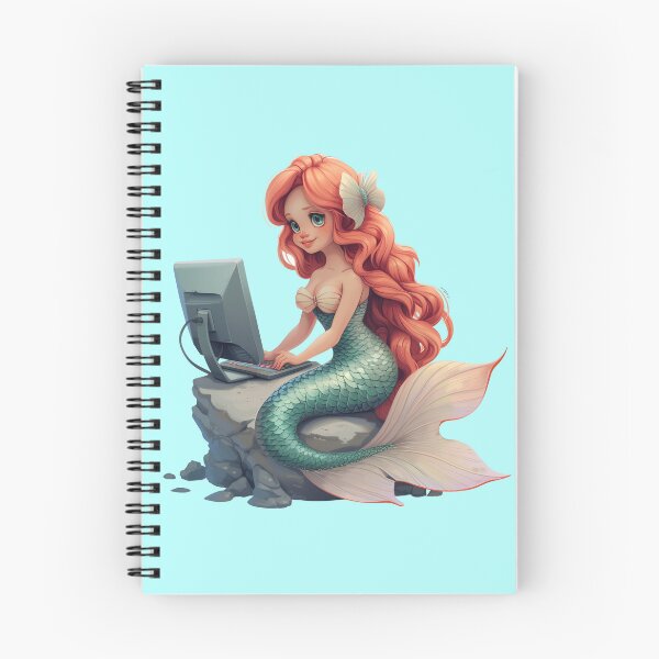 Item preview, Mermaid on a computer designed and sold by Vendzi Art.