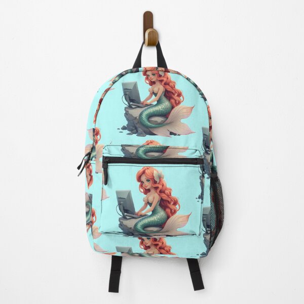 Item preview, Mermaid on a computer designed and sold by Vendzi Art.