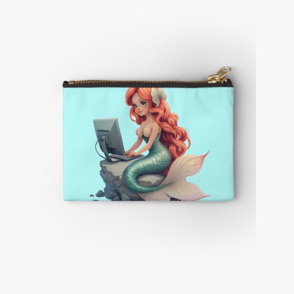 Item preview, Mermaid on a computer designed and sold by Vendzi Art.