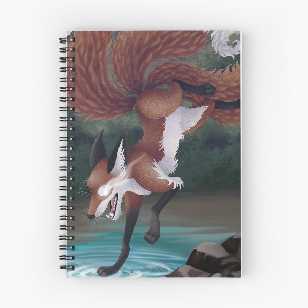 Item preview, Mystical Three-Tailed Fox designed and sold by MariaPencilArt.