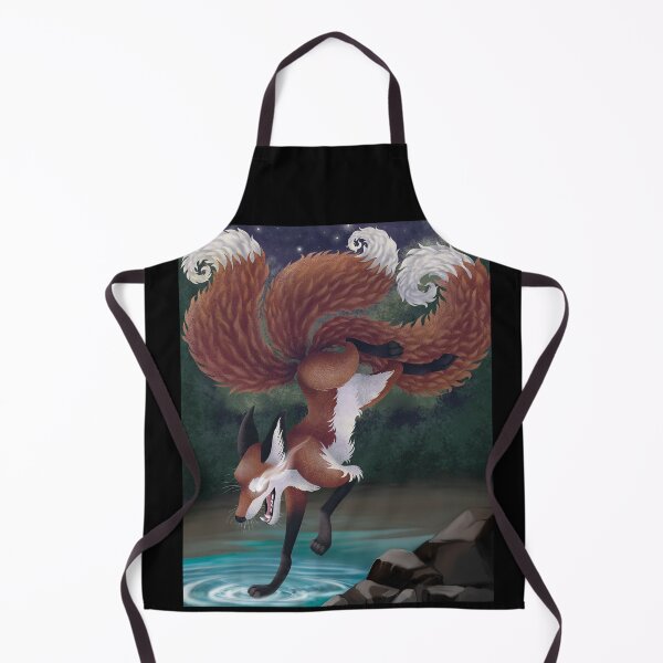 Item preview, Mystical Three-Tailed Fox designed and sold by MariaPencilArt.