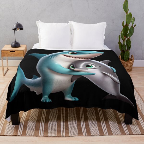 Item preview, Shark and Dolphin: An Oceanic Friendship designed and sold by AmigosFurEver.