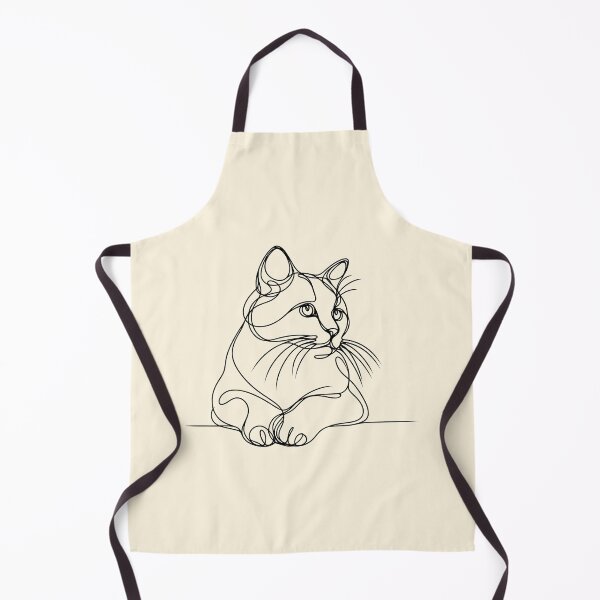 Item preview, Cat Poses Cat Lover Minimalist Monoline Art designed and sold by Collagedream.
