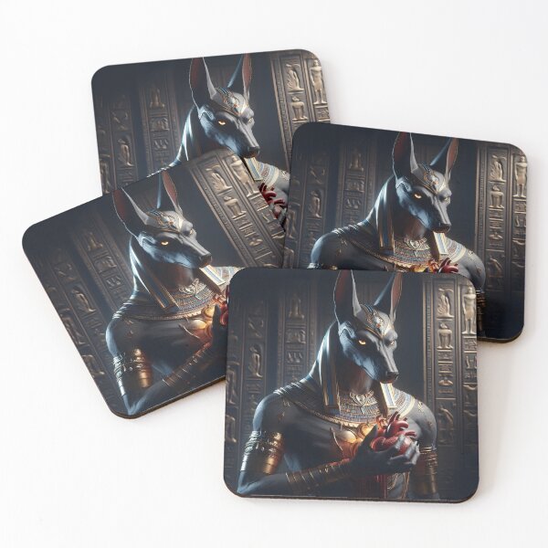 Item preview, Anubis holding a Heart designed and sold by GalleryBrisArt.