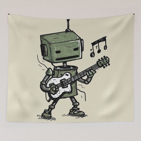 Item preview, Cybernetic Chord Master designed and sold by Retro Type.
