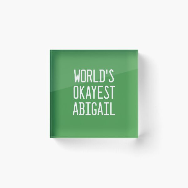 Aperçu de l'œuvre Abigail la plus correcte du monde créée et vendue par TimespunThreads.