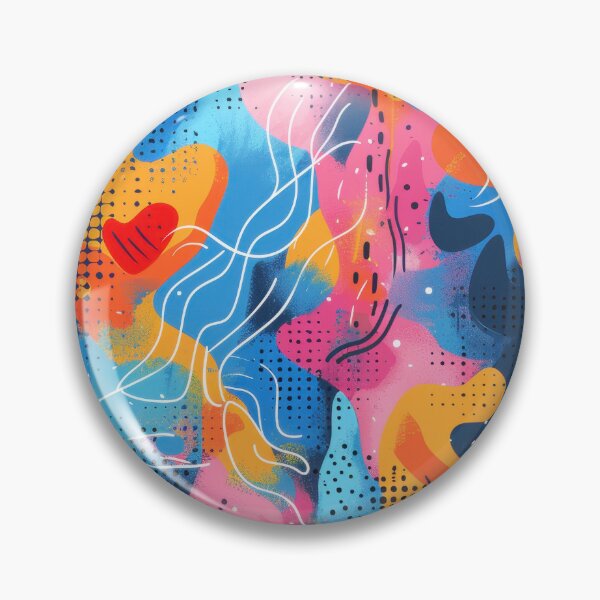 Item preview, Retro 90s Abstract Pattern designed and sold by RGShirtWorks.
