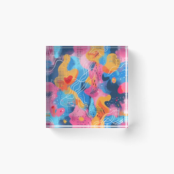 Item preview, Retro 90s Abstract Pattern designed and sold by RGShirtWorks.