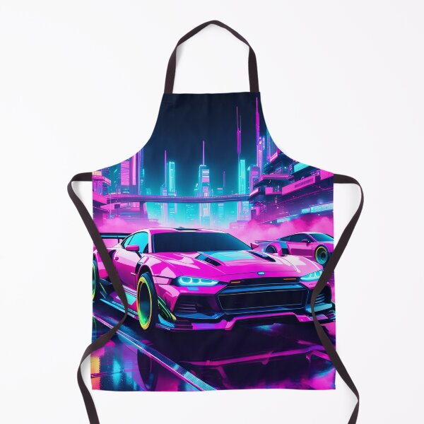 Item preview, Turbo Cruise Under Neon Lights designed and sold by Ink Art Design.