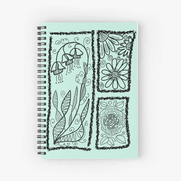 Item preview, Flower design graphics black and white designed and sold by SheCurves.