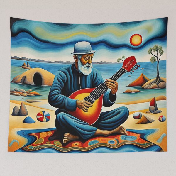 Item preview, The Bouzouki Player designed and sold by George Hutton Hunter.