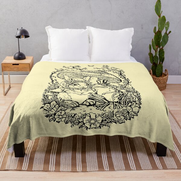 Item preview, COTTAGECORE RABBIT AND THE FROG LINE ARE designed and sold by justyna-s28.