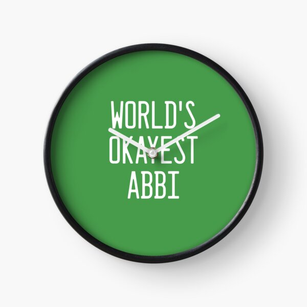 Item preview, World's Okayest Abbi designed and sold by TimespunThreads.