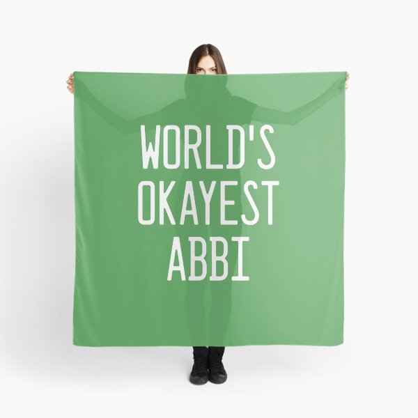Item preview, World's Okayest Abbi designed and sold by TimespunThreads.