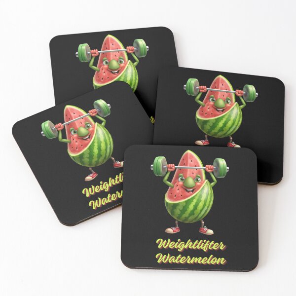 Item preview, Weightlifter Watermelon - Strong Watermelon Bodybuilder Is Lifting Weights designed and sold by ExploreTheStore.