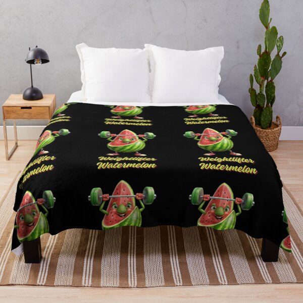 Item preview, Weightlifter Watermelon - Strong Watermelon Bodybuilder Is Lifting Weights designed and sold by ExploreTheStore.