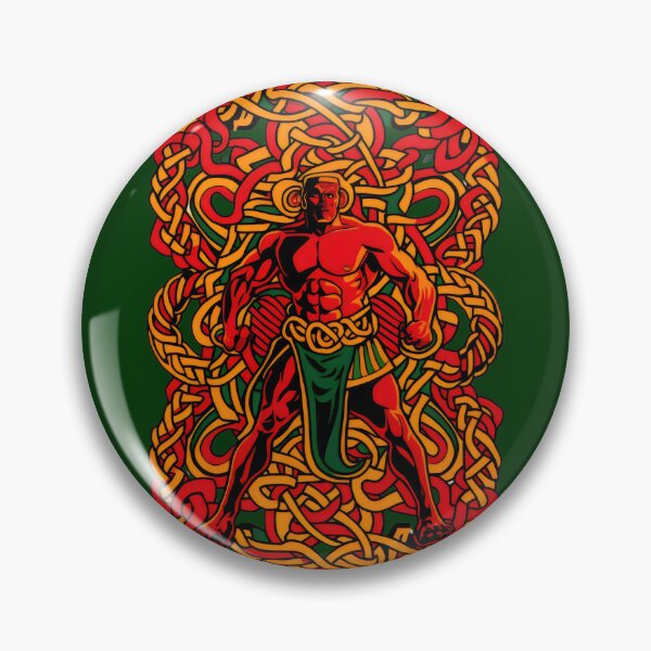 Item preview, The Dagda. Great Celtic Pagan God of Ireland Abstract designed and sold by CELTIC-DESIGNS.