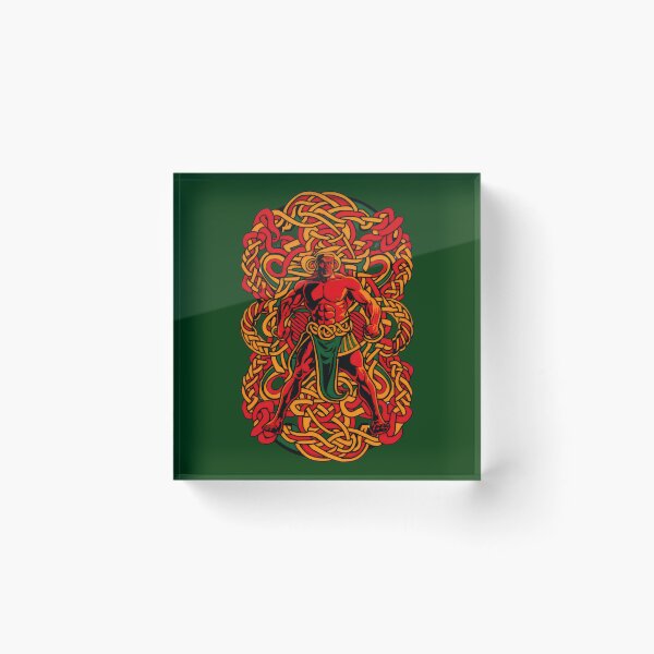 Item preview, The Dagda. Great Celtic Pagan God of Ireland Abstract designed and sold by CELTIC-DESIGNS.
