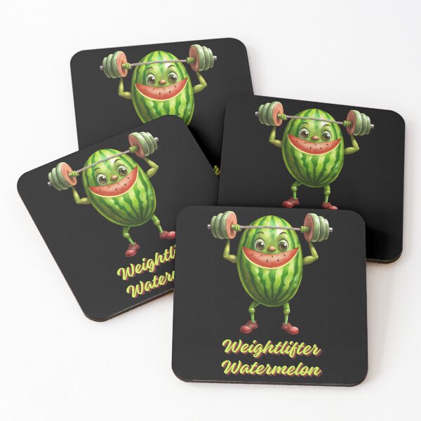 Item preview, Weightlifter Watermelon - Strong Watermelon Bodybuilder Is Lifting Weights designed and sold by ExploreTheStore.