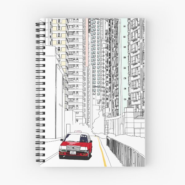Item preview, Hong Kong Island Taxi Travel Print designed and sold by Ginzalluna.