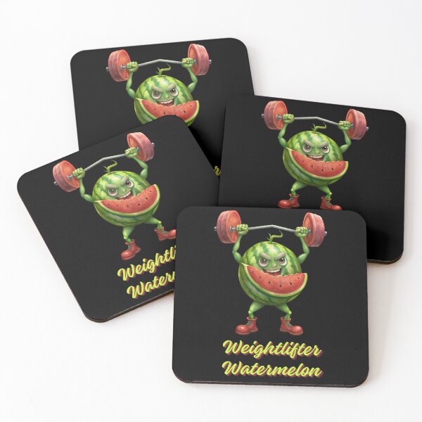 Item preview, Weightlifter Watermelon - Strong Watermelon Bodybuilder Is Lifting Weights designed and sold by ExploreTheStore.
