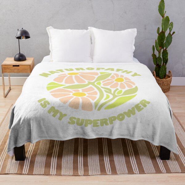 Item preview, Naturopathy is my superpower retro hippie style designed and sold by interico88.